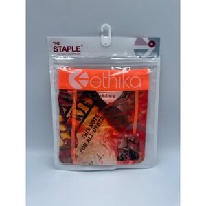 NWT Ethika Burnin' Hundreds Boxer Brief Men Medium Multicolor Staple Fit Stretch